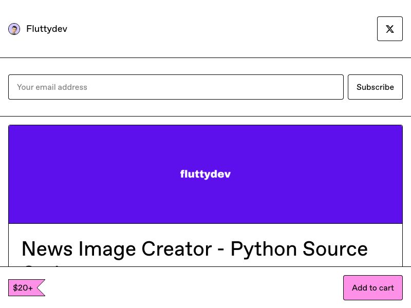 News Image Creator – Python Tool