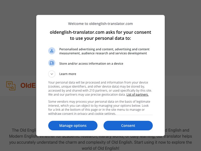 Old English Translator