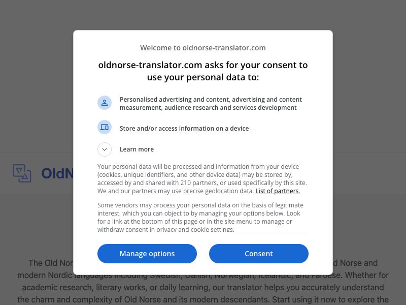 Old Norse Translator