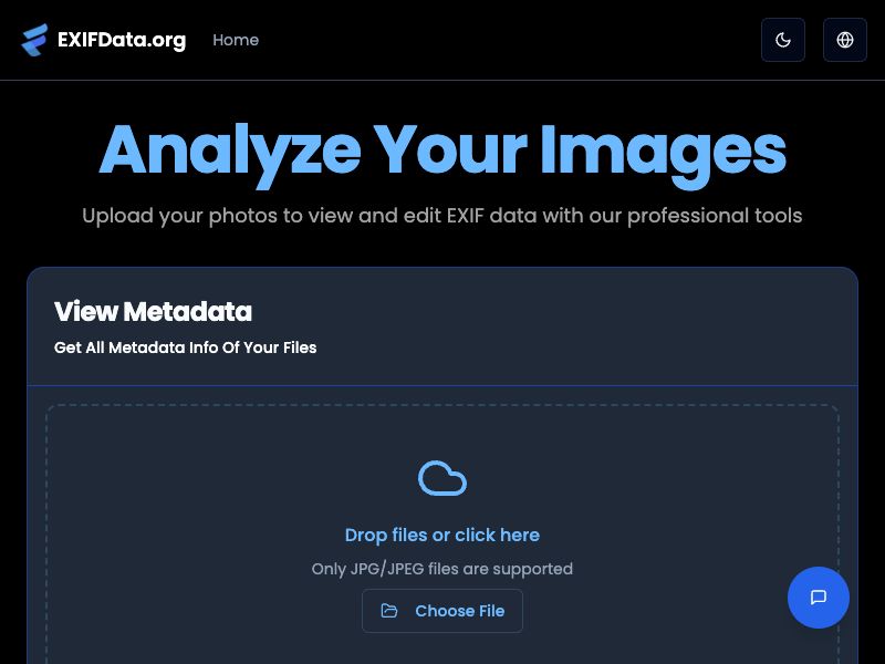 Online EXIF Data Viewer | EXIFData.org