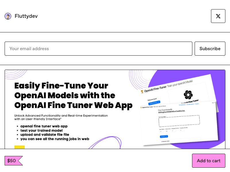OpenAI Fine-Tuner Web App