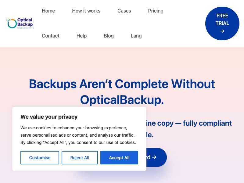 OpticalBackup