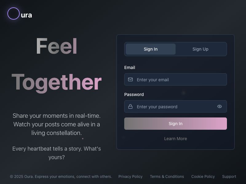 Oura Social Screenshot