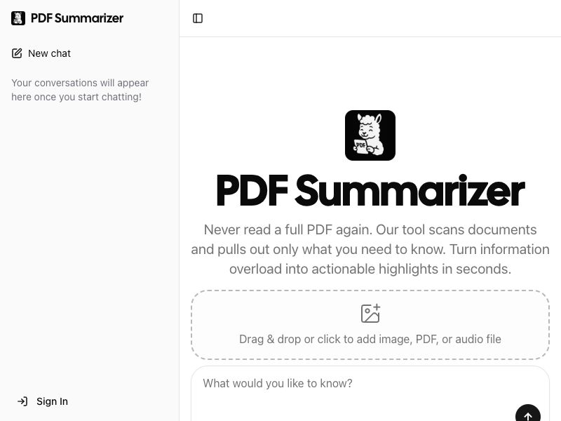 PDF Summarizer