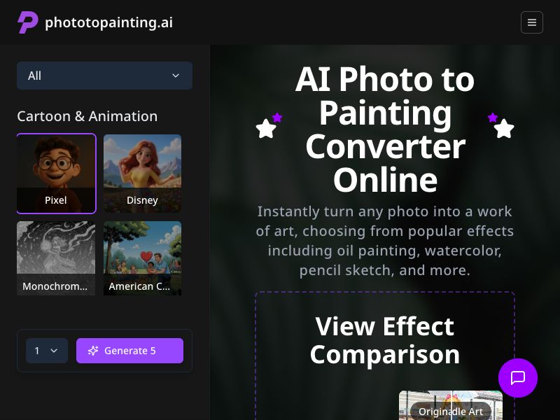 phototo painting Screenshot