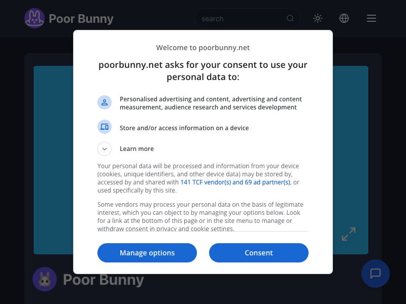 poor bunny Screenshot