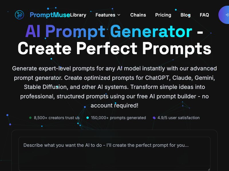 PromptMuse Screenshot
