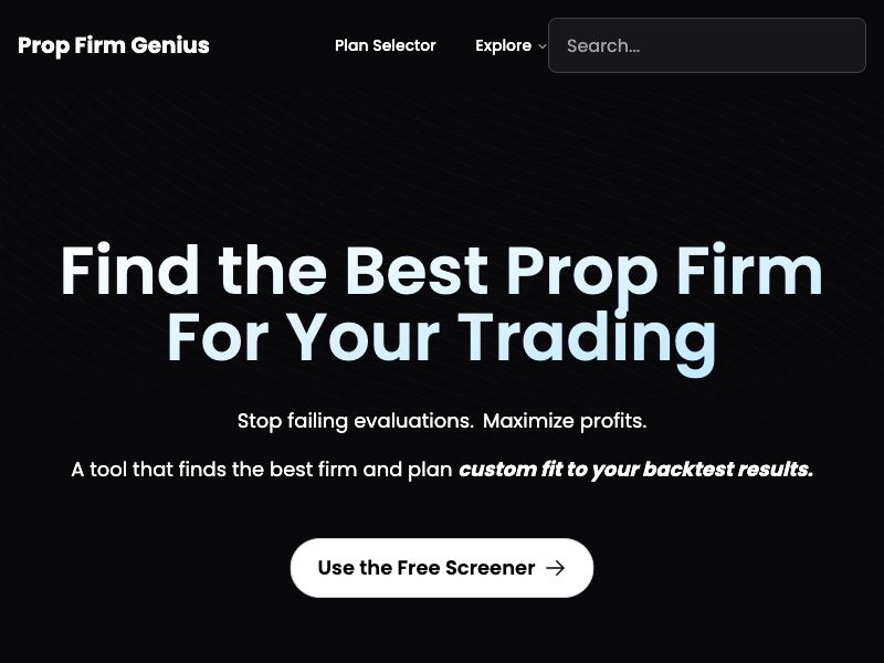 Prop Firm Genius