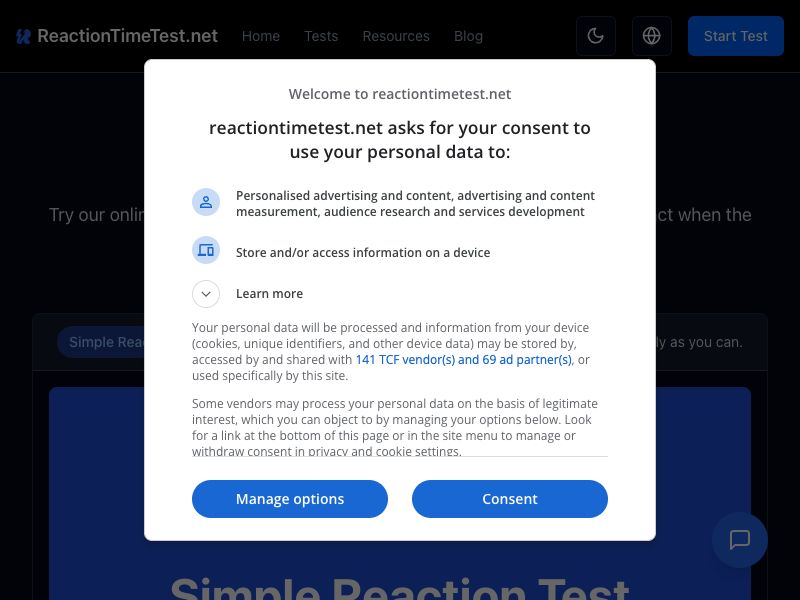 ReactionTimeTest.net