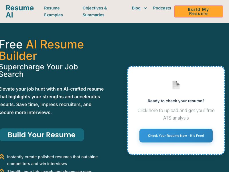 Resume AI Screenshot