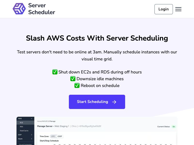 Server Scheduler