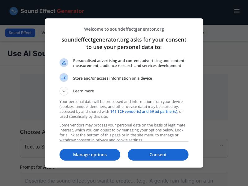 Sound Effect Generator