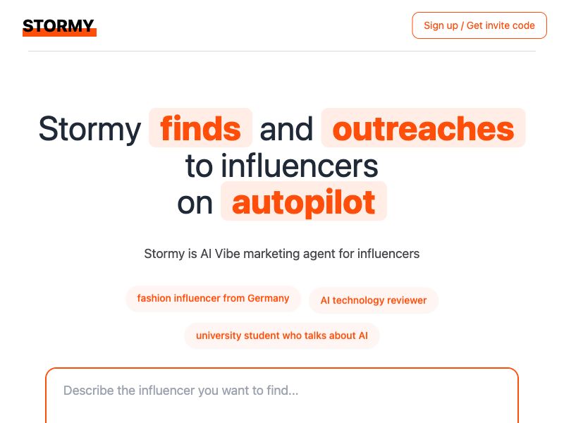 Stormy AI Screenshot