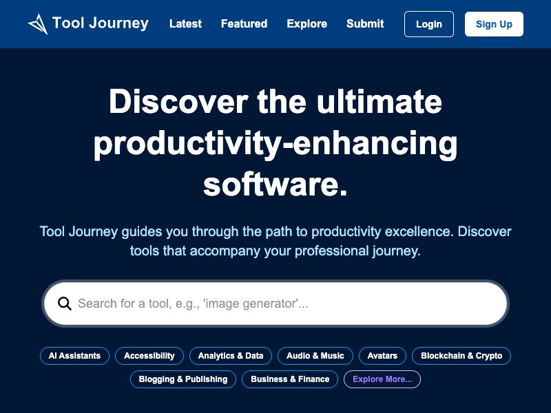Tool Journey
