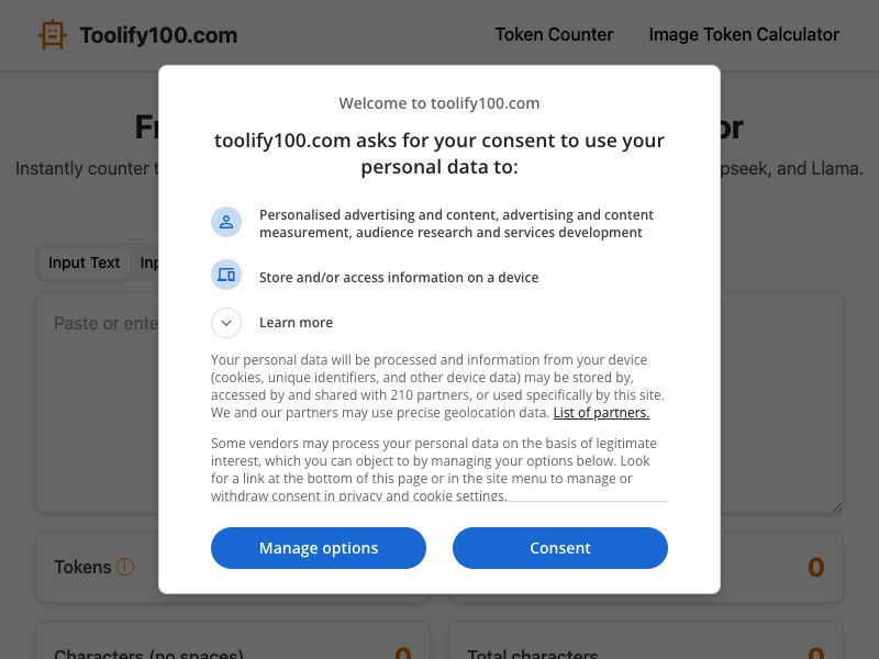 Toolify100 Screenshot