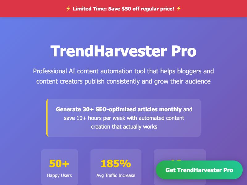 TrendHarvester Pro