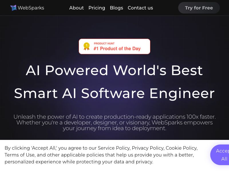 websparks Screenshot