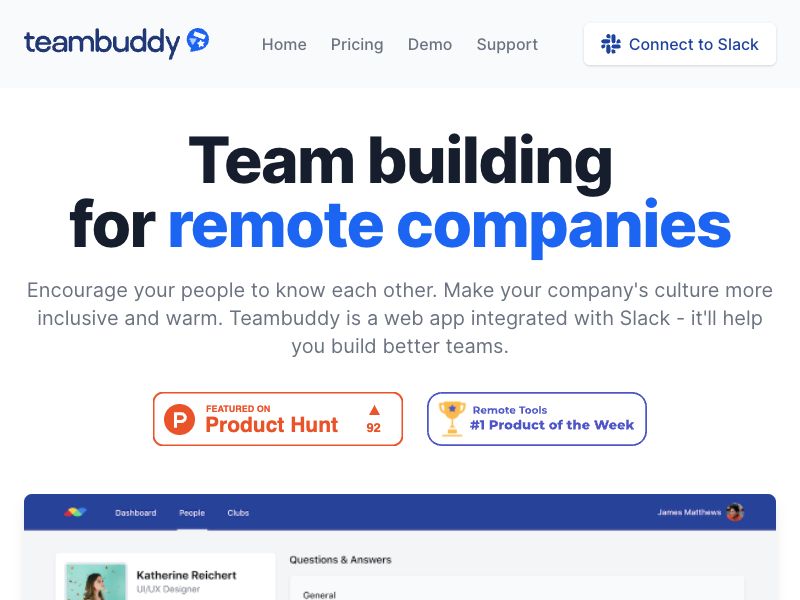 TeamBuddy Screenshot