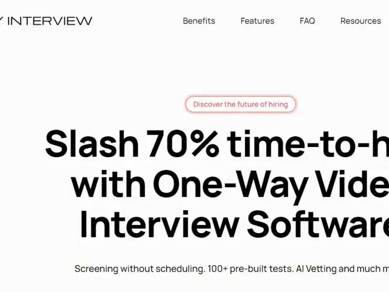 1Way Interview Screenshot