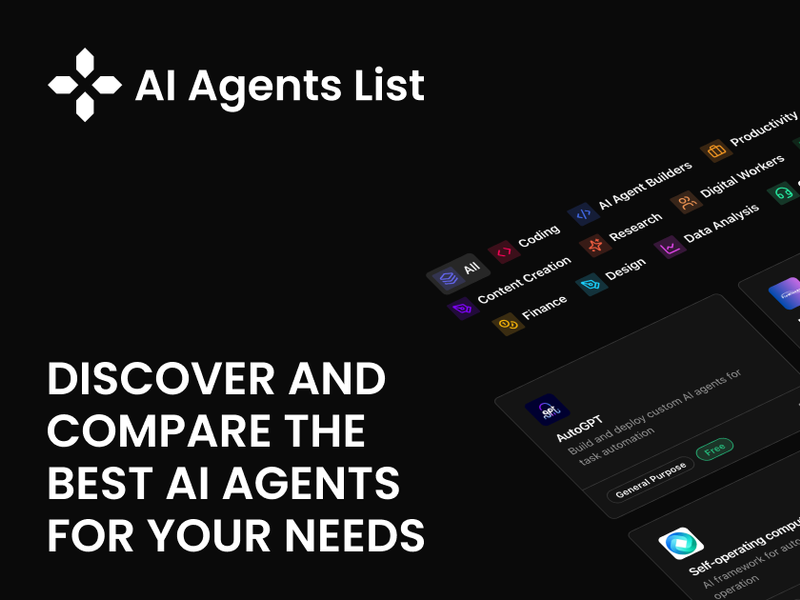 AI Agents List Screenshot