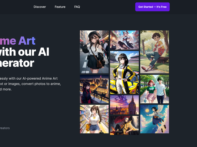 AI Anime Generator Screenshot