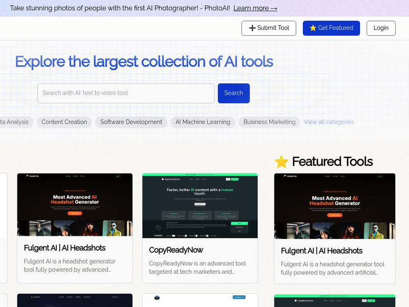 All The AI Tools Screenshot