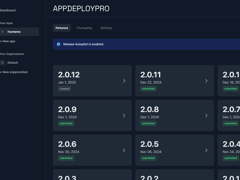 AppDeployPro Screenshot