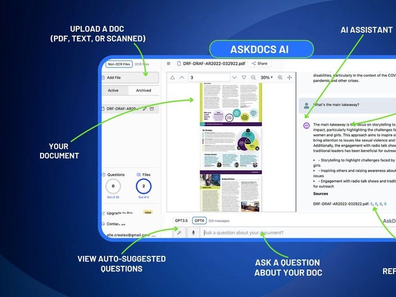 AskDocs AI Screenshot