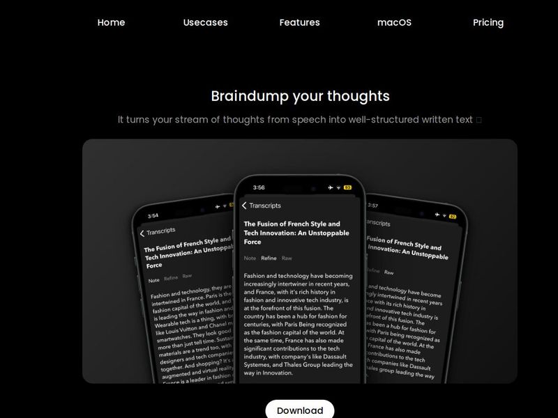 Audio Writer Screenshot