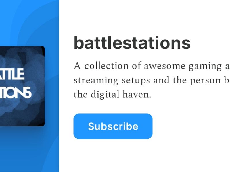 battlestations newsletter
