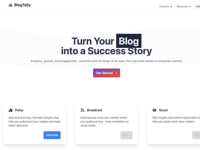 Blogtally - Pulse Screenshot