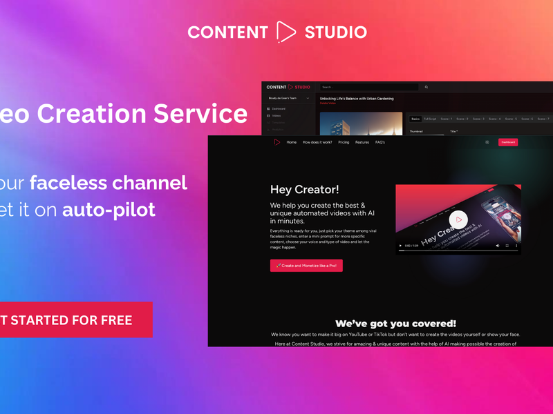 ContentStudio AI Screenshot