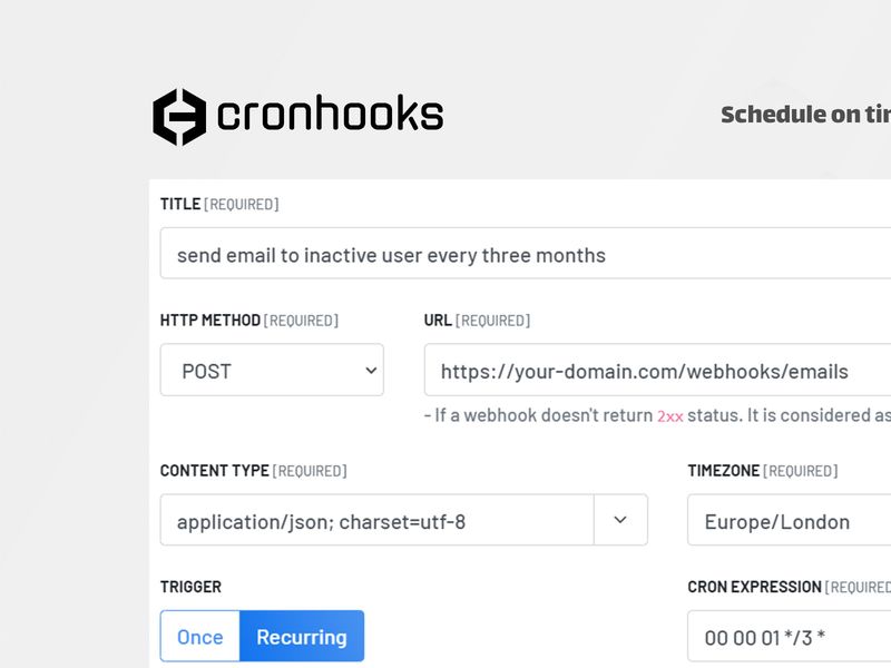 Cronhooks