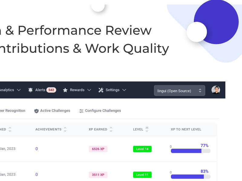 devActivity Screenshot