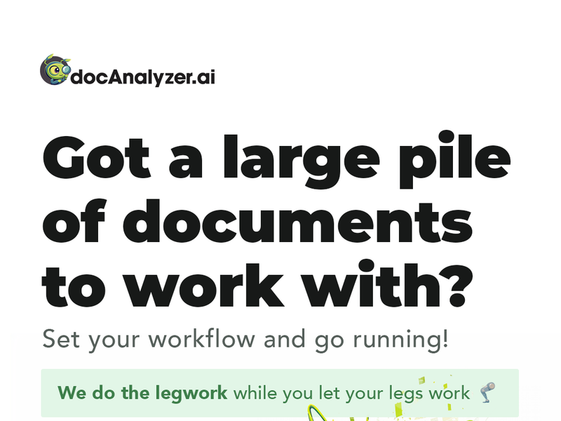 docAnalyzer.ai Screenshot