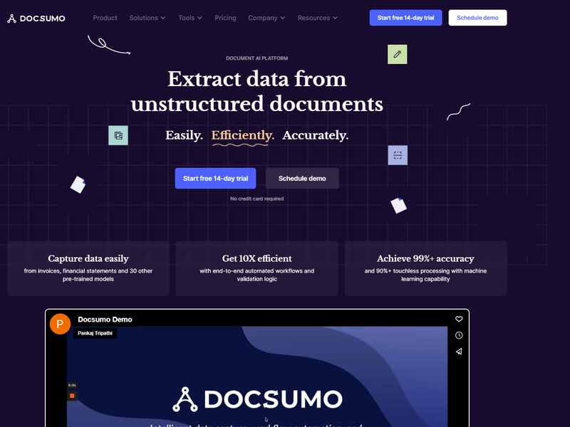 Docsumo Screenshot