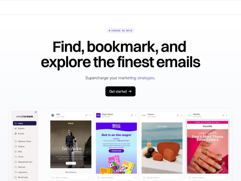 Emailcream Screenshot