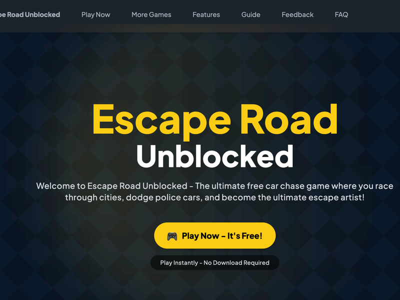 Escape Road Unblocked Game