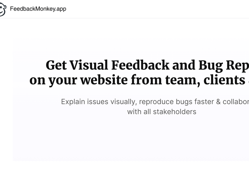 Feedback Monkey Screenshot