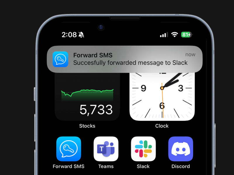 Forward SMS - SMS Forwarder Screenshot