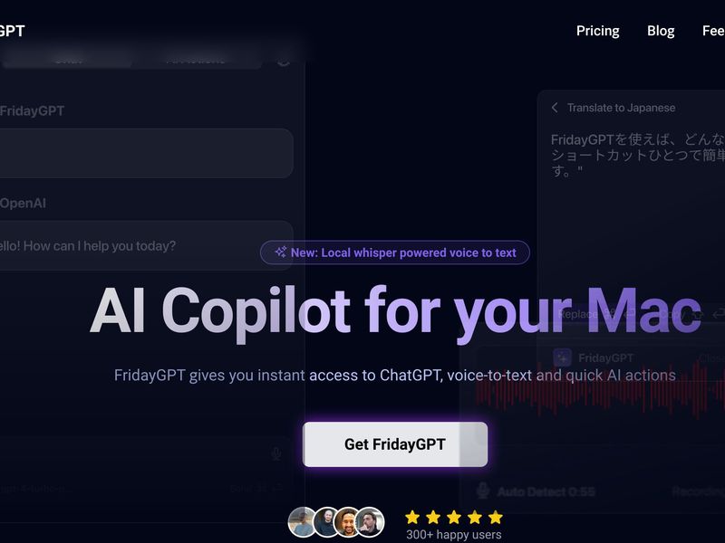 FridayGPT Screenshot