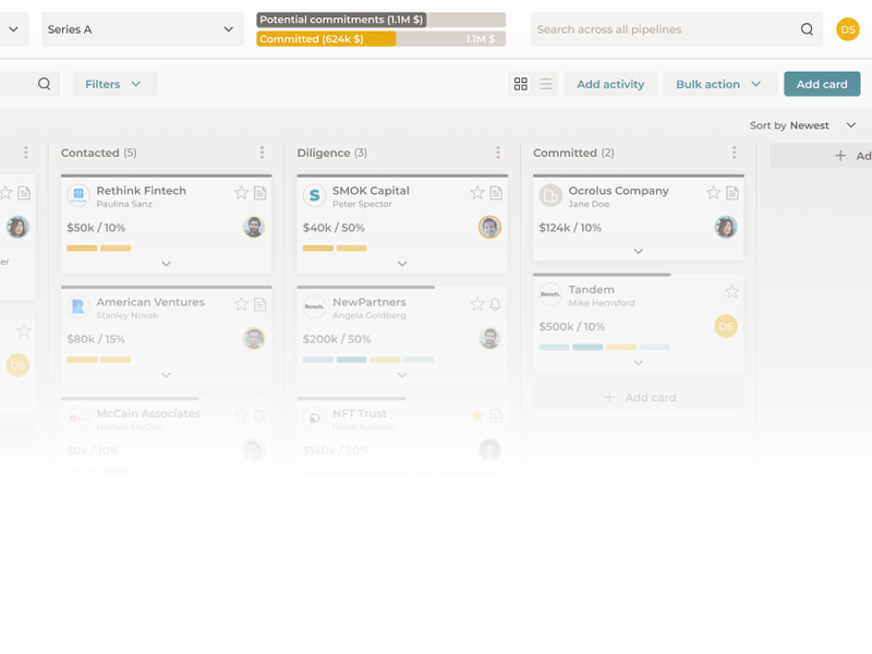 Fundingstack Screenshot