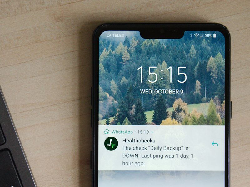 Healthchecks.io Screenshot
