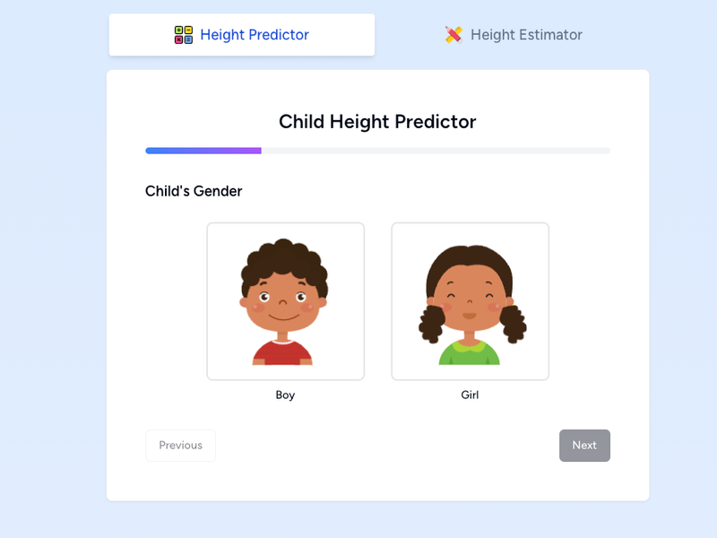 Height Estimator Screenshot
