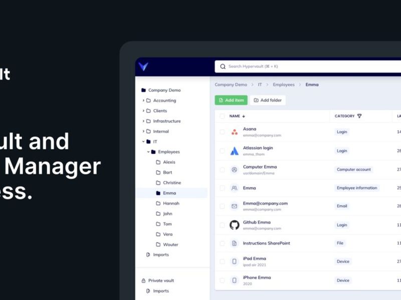 Hypervault.co Screenshot