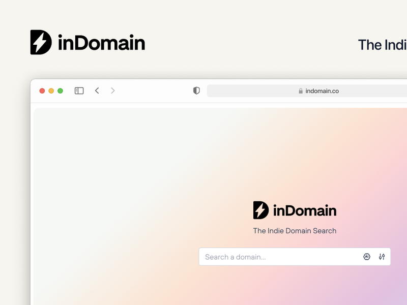 inDomain Screenshot