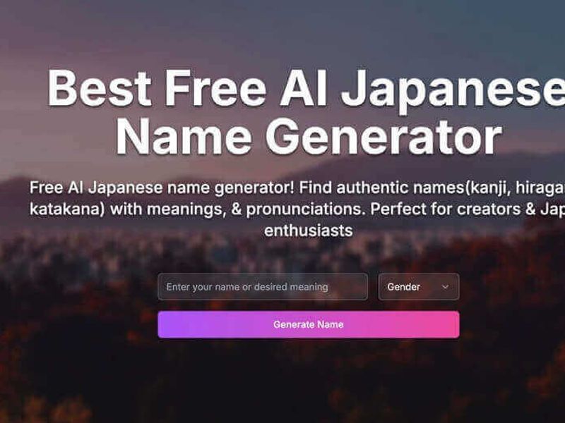Japanese Name Generator