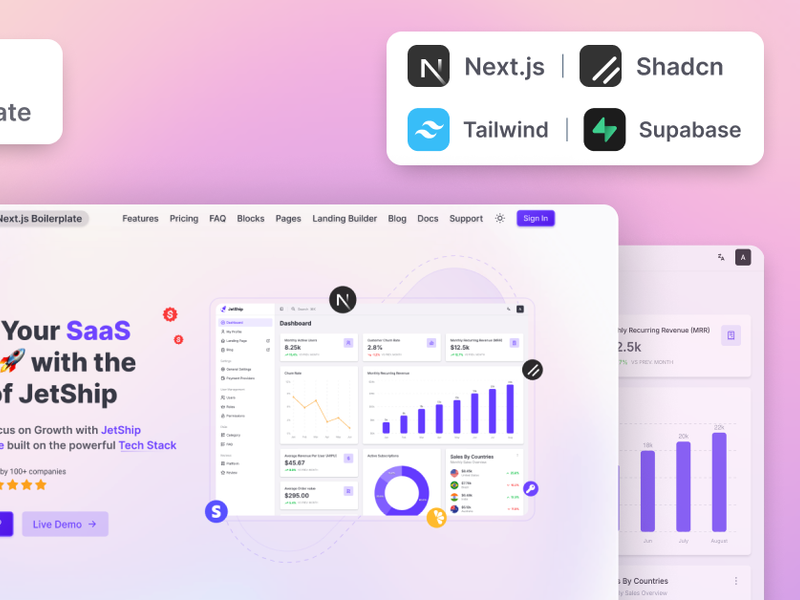 JetShip Next.js SaaS Starter Kit