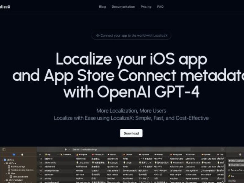 LocalizeX Screenshot