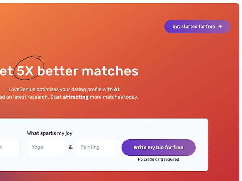 LoveGenius Screenshot